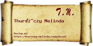 Thuróczy Melinda névjegykártya